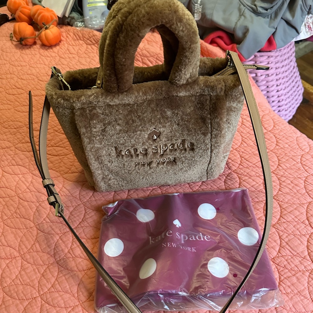 Kate Spade Brown Crossbody Bag. Not from a smoke free home.